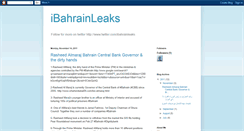 Desktop Screenshot of ibahrainleaks.blogspot.com