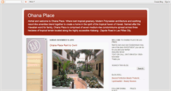 Desktop Screenshot of ohanalaspinas.blogspot.com