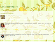 Tablet Screenshot of fernandabertolacci.blogspot.com