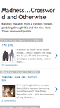Mobile Screenshot of madness--crosswordandotherwise.blogspot.com