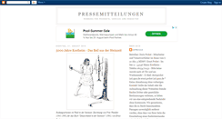 Desktop Screenshot of pressemitteilungen.blogspot.com