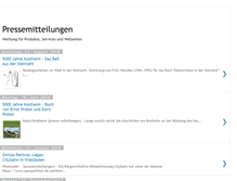 Tablet Screenshot of pressemitteilungen.blogspot.com