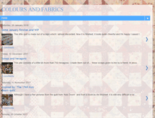 Tablet Screenshot of coloursandfabrics.blogspot.com