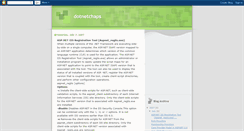 Desktop Screenshot of dotnetchaps.blogspot.com