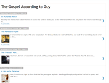 Tablet Screenshot of gospelaccordingtoguy.blogspot.com