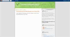 Desktop Screenshot of cheshirecommunitychorus.blogspot.com