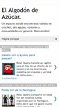 Mobile Screenshot of elalgodondeazucar.blogspot.com