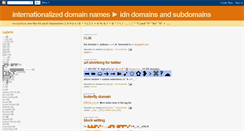 Desktop Screenshot of idn-domain.blogspot.com