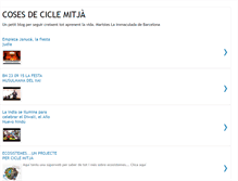 Tablet Screenshot of cosesdeciclemitja.blogspot.com