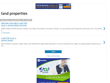 Tablet Screenshot of landproperty-landproperties.blogspot.com