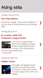 Mobile Screenshot of aldrigstilla.blogspot.com