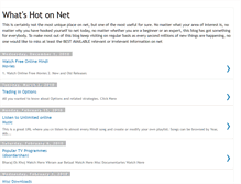 Tablet Screenshot of hottest-on-net.blogspot.com
