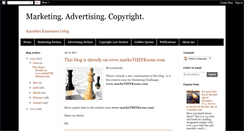 Desktop Screenshot of marketingadvertisingcopyright.blogspot.com