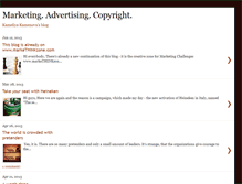 Tablet Screenshot of marketingadvertisingcopyright.blogspot.com