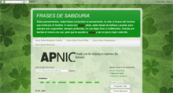 Desktop Screenshot of frasesdesabiduria.blogspot.com