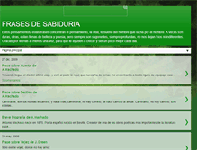 Tablet Screenshot of frasesdesabiduria.blogspot.com