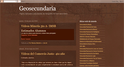 Desktop Screenshot of geosecundaria.blogspot.com