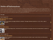 Tablet Screenshot of dirittoallinformazione.blogspot.com