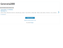 Tablet Screenshot of generatia2000.blogspot.com