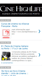 Mobile Screenshot of cinehighlife.blogspot.com