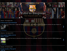 Tablet Screenshot of futbolenblaugrana.blogspot.com