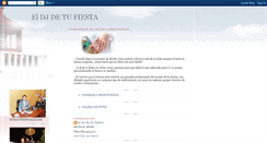 Desktop Screenshot of eldjdetufiesta.blogspot.com