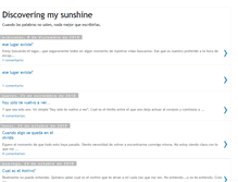 Tablet Screenshot of discoveringmysunshine.blogspot.com