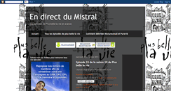 Desktop Screenshot of en-direct-du-mistral.blogspot.com