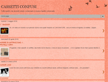 Tablet Screenshot of cassetticonfusi.blogspot.com