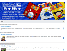 Tablet Screenshot of peeweeflanel.blogspot.com