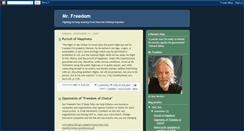 Desktop Screenshot of mrfreedom.blogspot.com