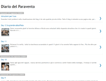 Tablet Screenshot of diariodelparavento.blogspot.com