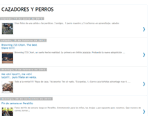 Tablet Screenshot of cazadoresyperros.blogspot.com