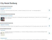 Tablet Screenshot of hostel-duisburg.blogspot.com