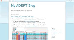Desktop Screenshot of myadeptblog.blogspot.com