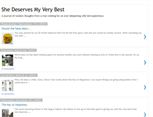 Tablet Screenshot of deservesmybest.blogspot.com