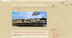 Desktop Screenshot of lifeonbirzeitcampus.blogspot.com