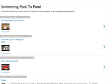 Tablet Screenshot of pool-to-pond.blogspot.com