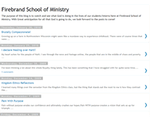 Tablet Screenshot of firebrandschoolofministry.blogspot.com