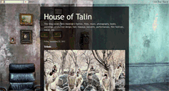 Desktop Screenshot of houseoftalin.blogspot.com