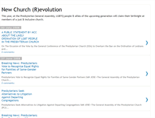 Tablet Screenshot of newchurchrevolution.blogspot.com