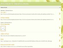 Tablet Screenshot of jugandoytrasteando.blogspot.com