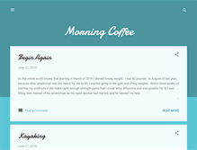 Tablet Screenshot of morningcoffee.blogspot.com