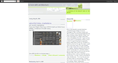 Desktop Screenshot of in-love-with-architecture.blogspot.com