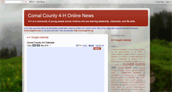 Desktop Screenshot of comal4-h.blogspot.com