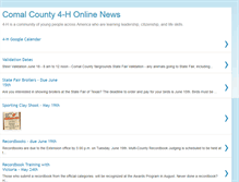 Tablet Screenshot of comal4-h.blogspot.com