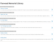 Tablet Screenshot of fanwoodlibrary.blogspot.com