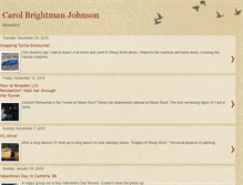 Tablet Screenshot of carolbrightmanjohnson.blogspot.com