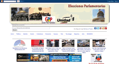 Desktop Screenshot of eleccionesparlamentarias.blogspot.com