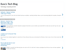 Tablet Screenshot of duncstechblog.blogspot.com